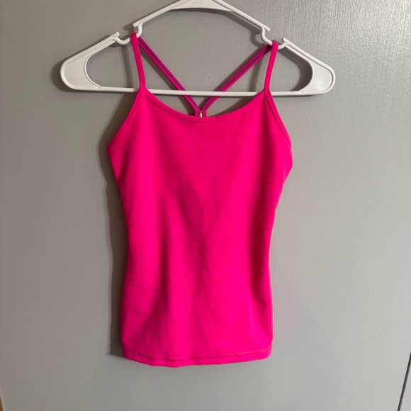 Ivivva by Lululemon Pink Racerback Activewear Tank Top Size 10 - Picture 4 of 10